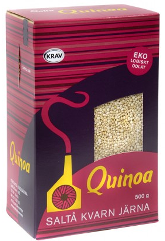 Saltå Kvarn Quinoa HEL lys 500 g økologisk - Helseogkost.no