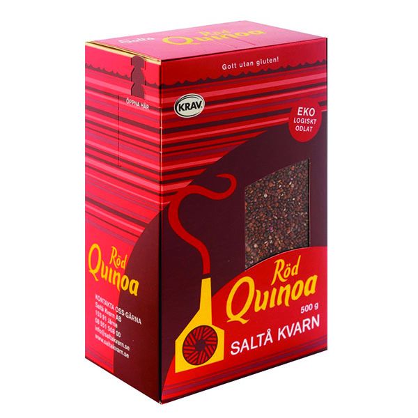 Saltå Kvarn Quinoa HEL rød 500 g økologisk - Helseogkost.no